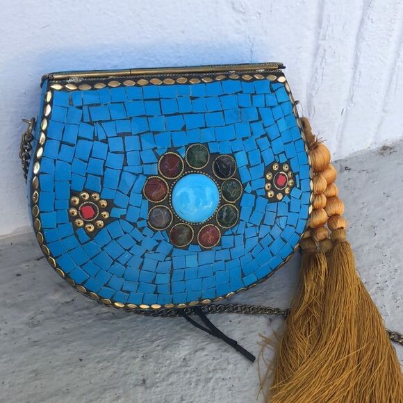 Himalayan Tibetan, mosaic bag - Picture 3 of 5